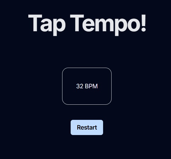 Tap Tempo BPM Calculator Online